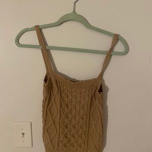 Anthropology brown tank